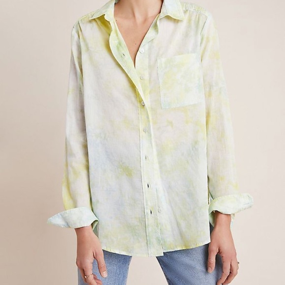 Anthropologie The Cate Classic Tie-Dye Buttondown - Picture 2 of 5